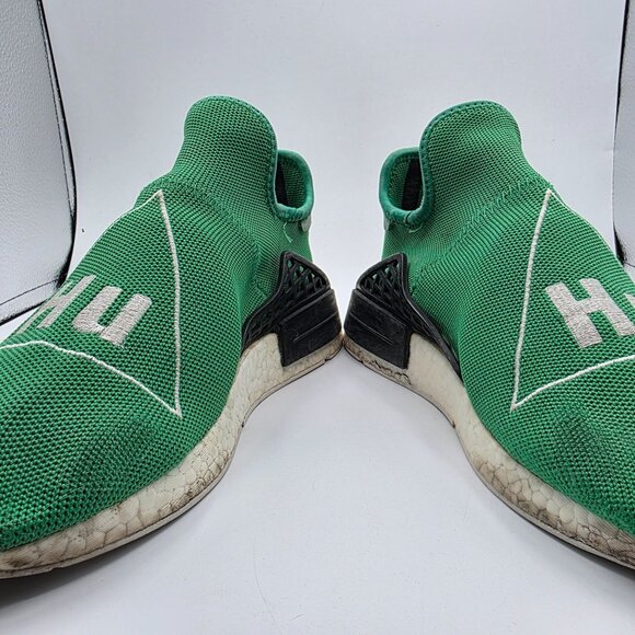 Adidas Pharrell x NMD Human Race Green Mens Size 9 Sneaker Shoes Casual Walking - Picture 3 of 13